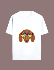 Funky Doggy Unisex Standard Crew T-Shirt