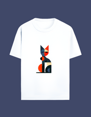 Cat Art Unisex Standard Crew T-Shirt