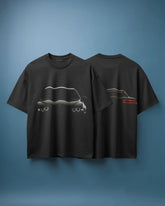 A Car Front And Back Unisex Standard Crew T-Shirt