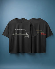 A Car Front And Back Unisex Standard Crew T-Shirt