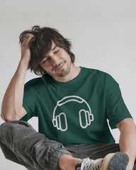 Headphone Unisex Classic Crew T-Shirt