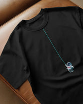 A Hanging Astronaut Unisex Standard Crew T-Shirt