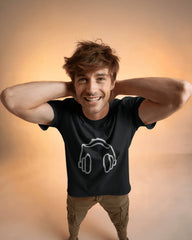Headphone Unisex Classic Crew T-Shirt