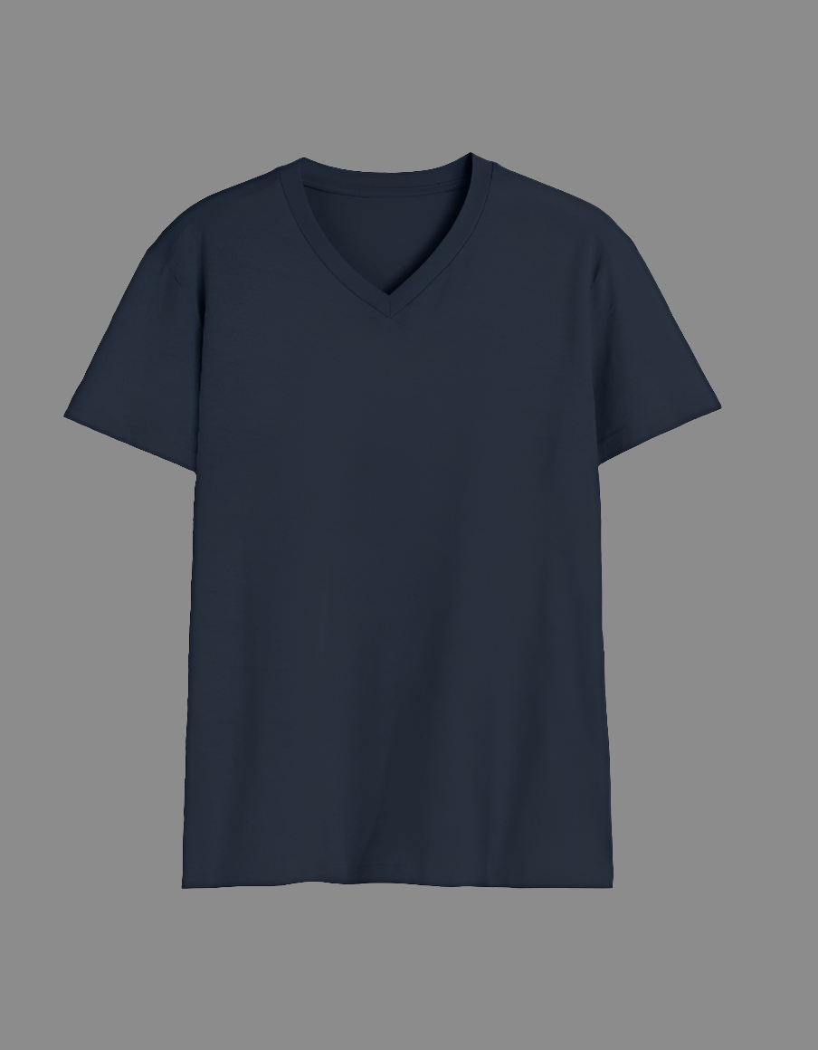Unisex V Neck T-Shirt for size upto 3XL