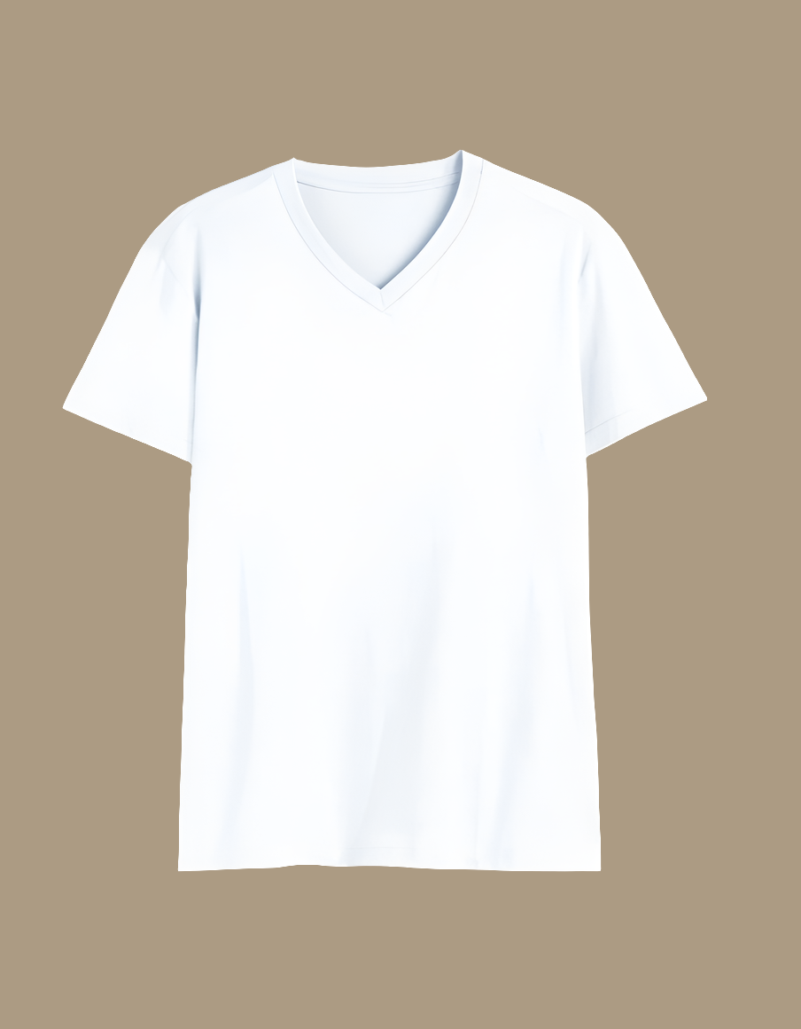 Unisex V Neck T-Shirt for size upto 3XL