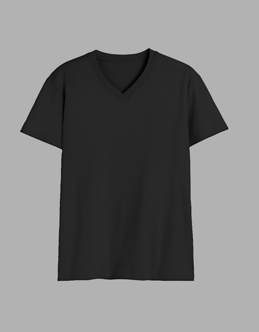 Unisex V Neck T-Shirt for size upto 3XL