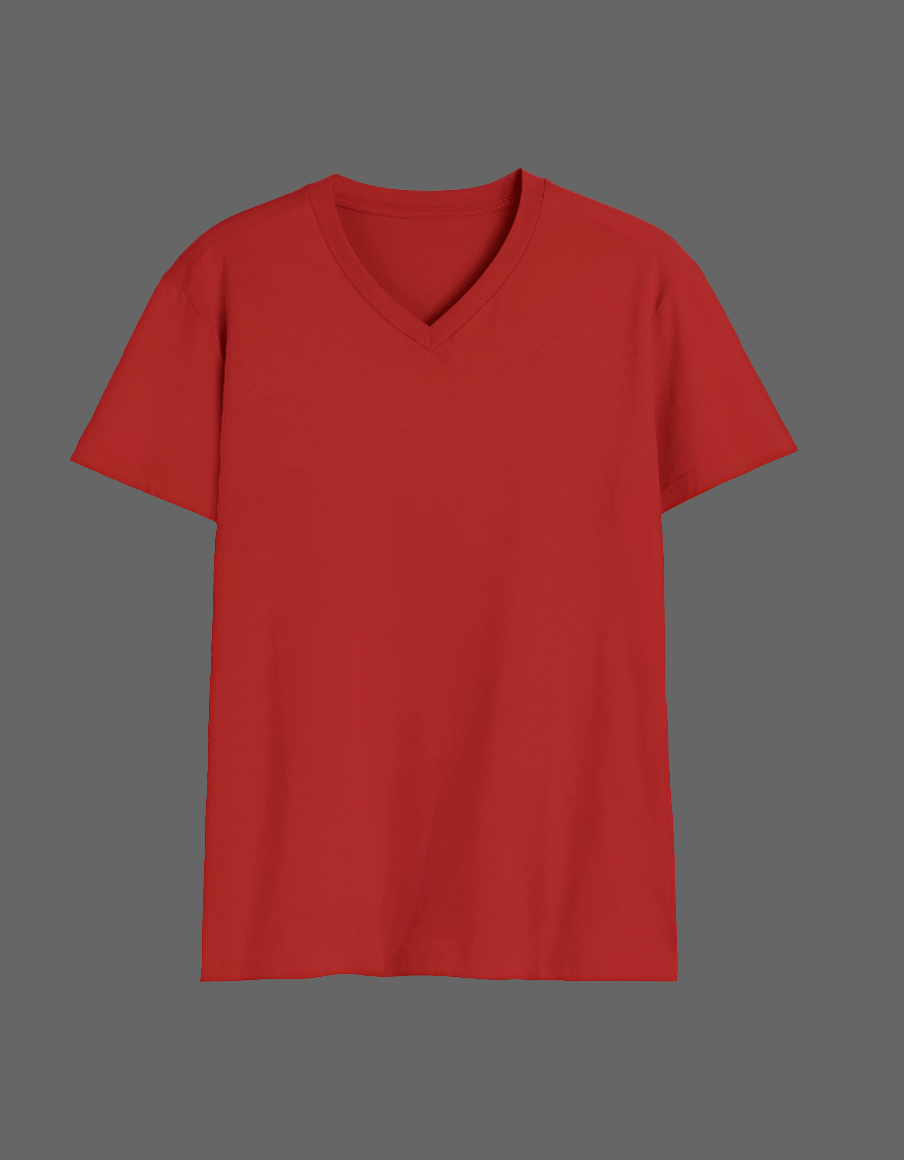 Unisex V Neck T-Shirt for size upto 3XL