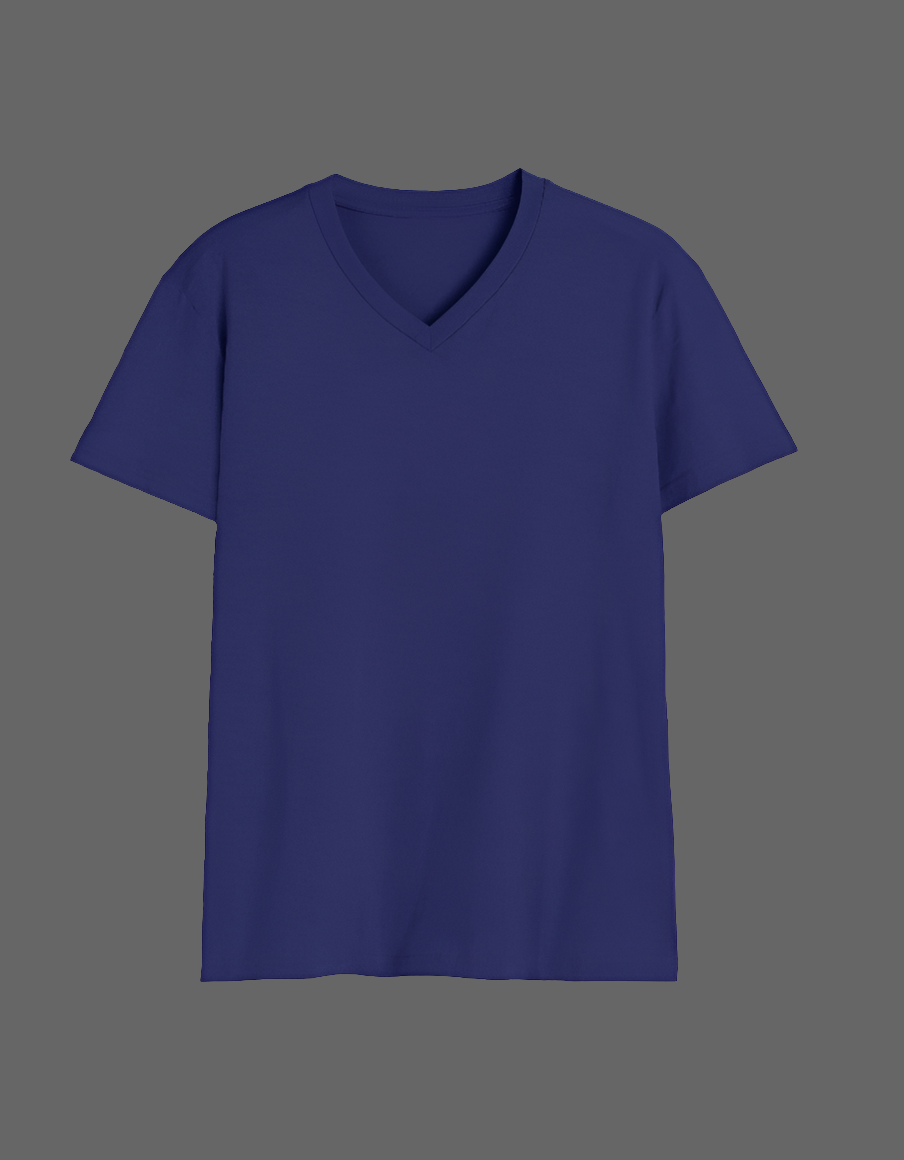 Unisex V Neck T-Shirt for size upto 3XL