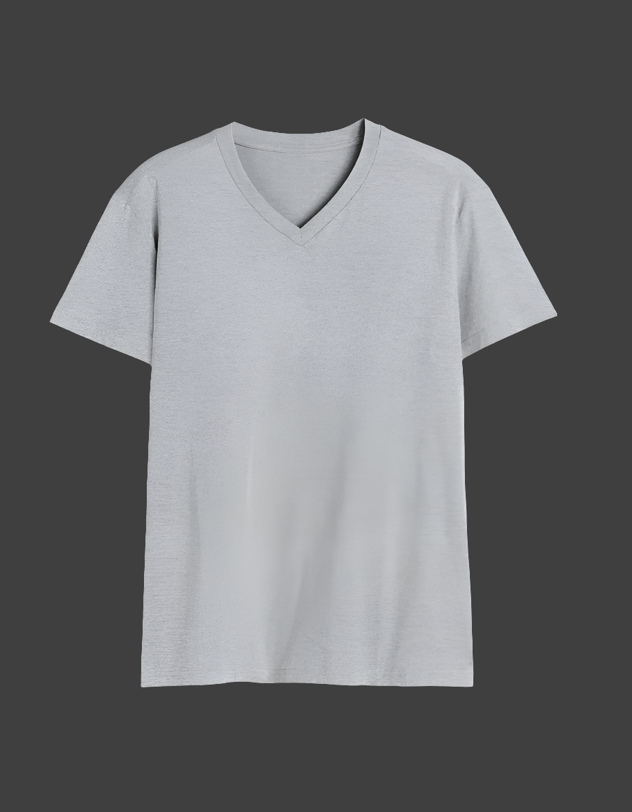 Unisex V Neck T-Shirt for size upto 3XL