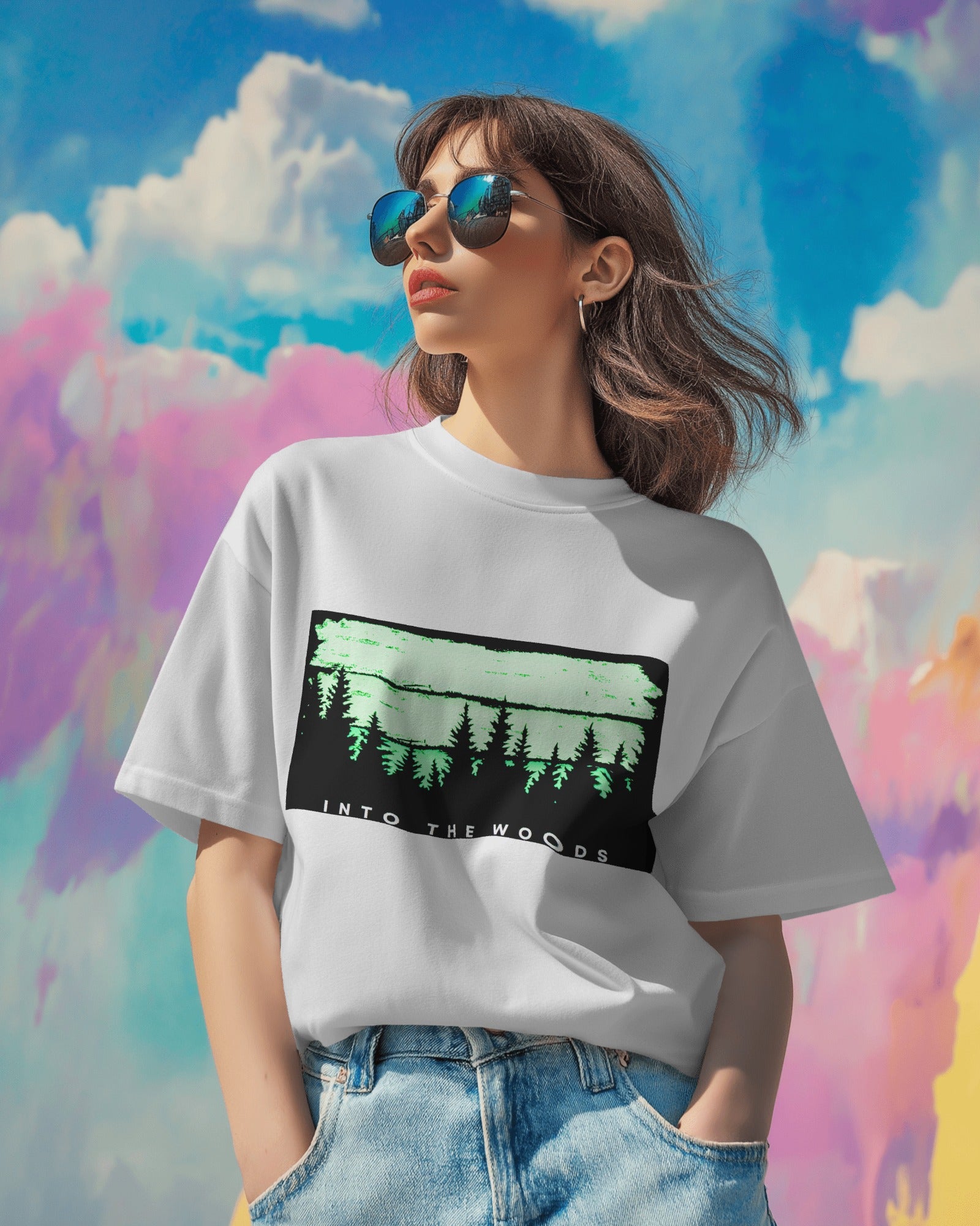 INTO THE WILD Unisex Oversized Standard T-Shirt