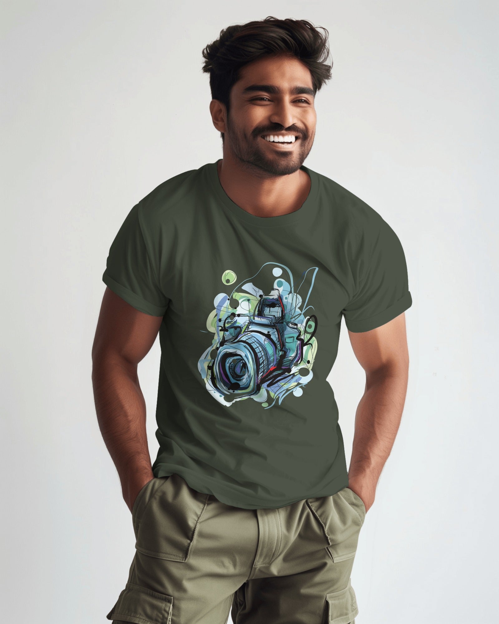 camera Unisex Classic Crew T-Shirt