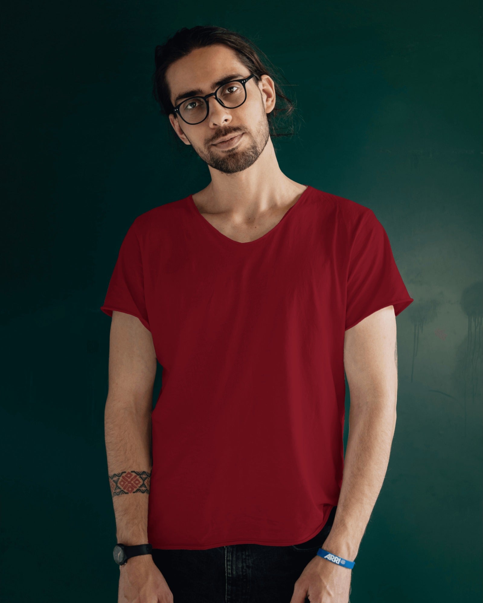 Unisex V Neck T-Shirt for size upto 3XL