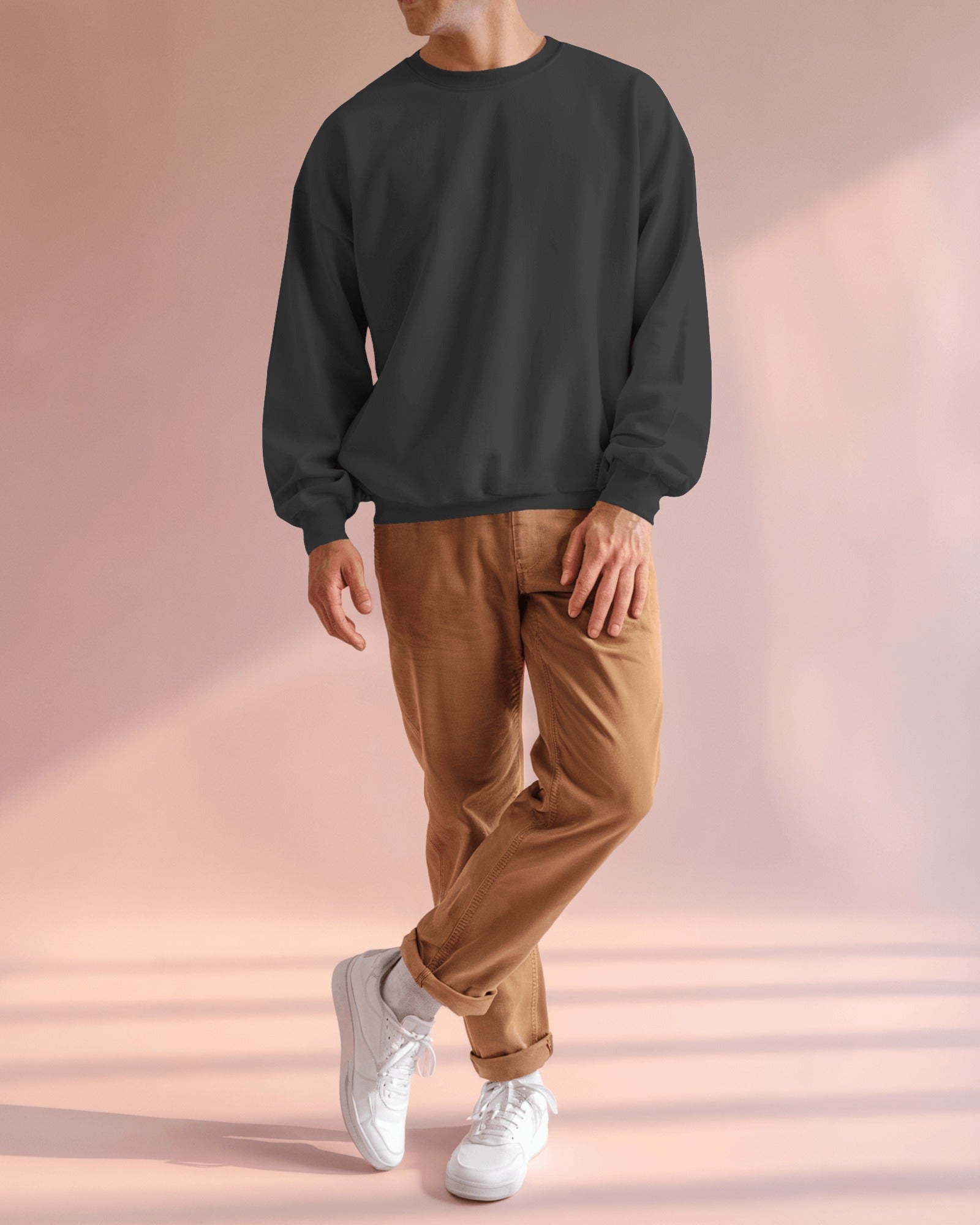 Men Unisex Sweatshirt. Wide range of colours and size upto 3XL