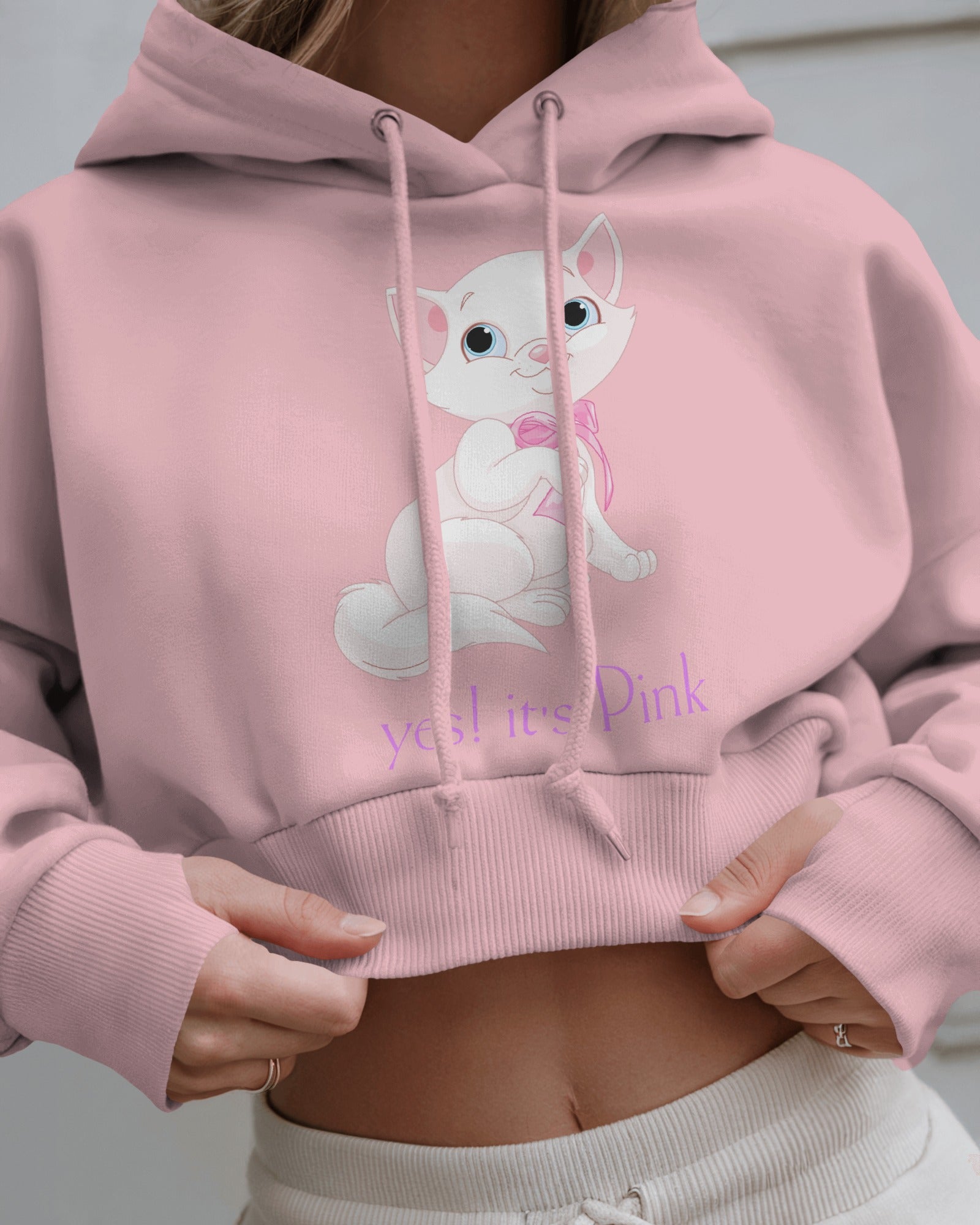 Female Cropped Hoodie