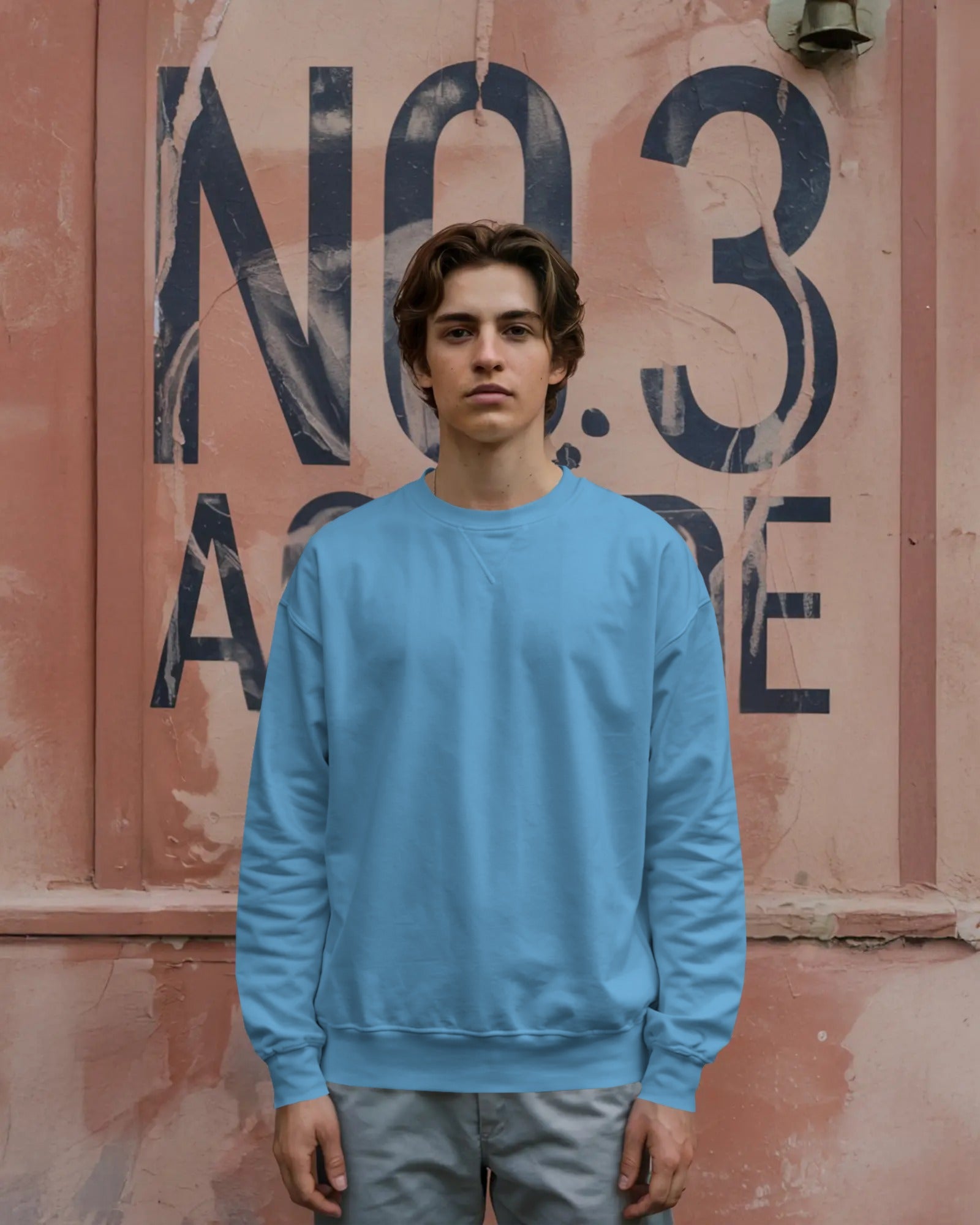 Men Unisex Sweatshirt. Wide range of colours and size upto 3XL