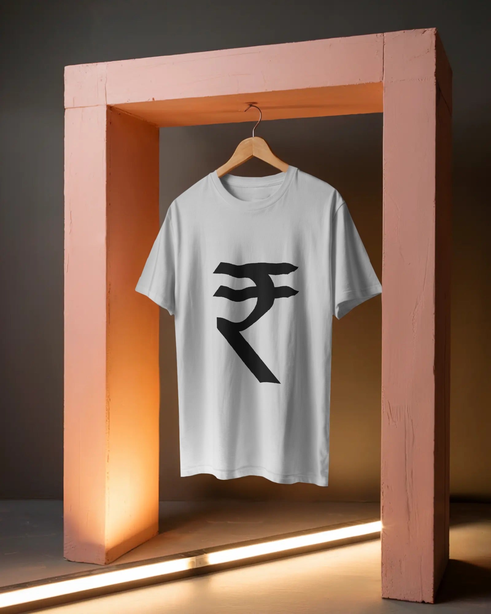 A Rupee sign Unisex Oversized Standard T-Shirt