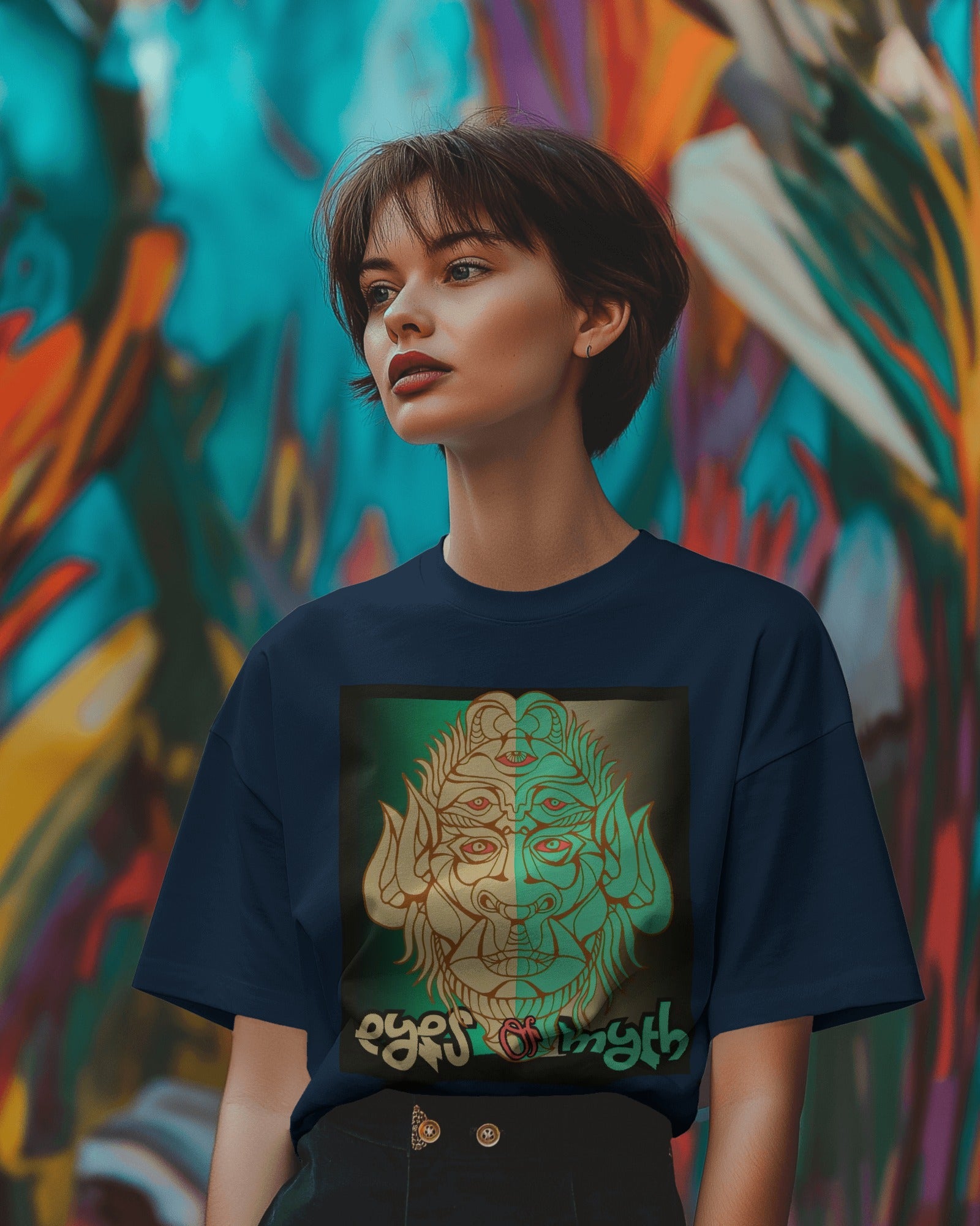 A MYTHICAL CREATURE Unisex Oversized Standard T-Shirt