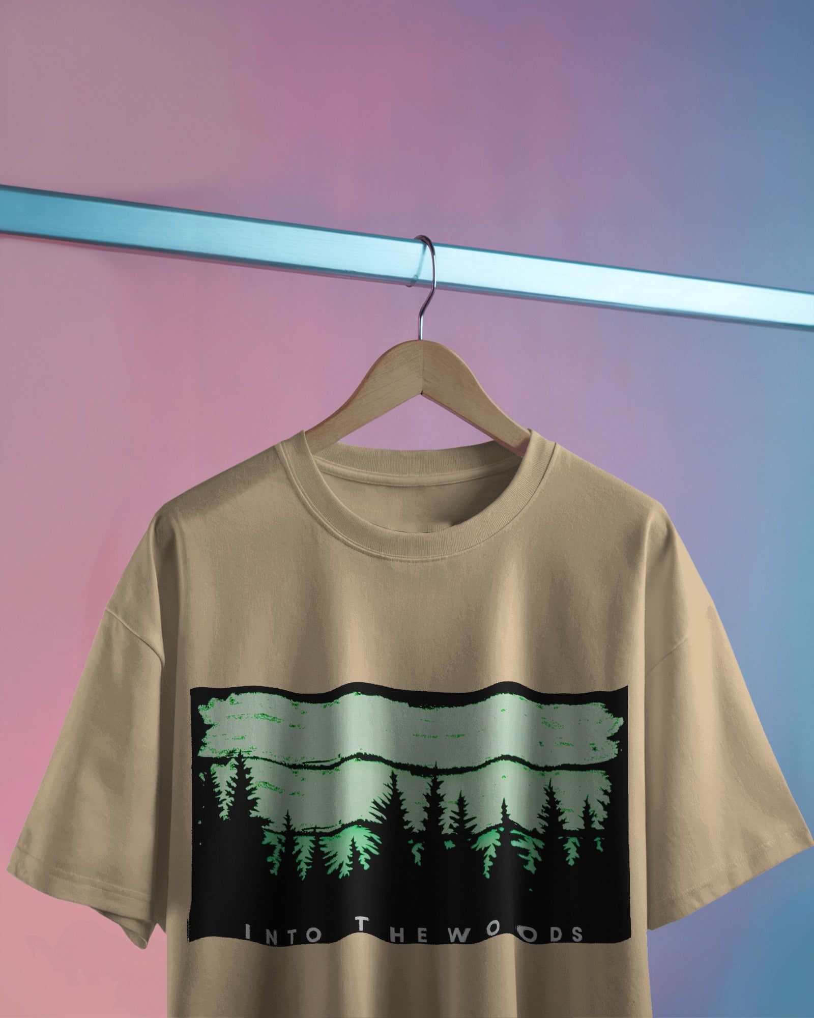 INTO THE WILD Unisex Oversized Standard T-Shirt